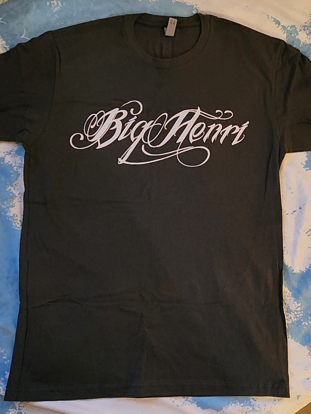 Next Level Apparel Dark Charcoal Gray Crew Neck Tee with Tag